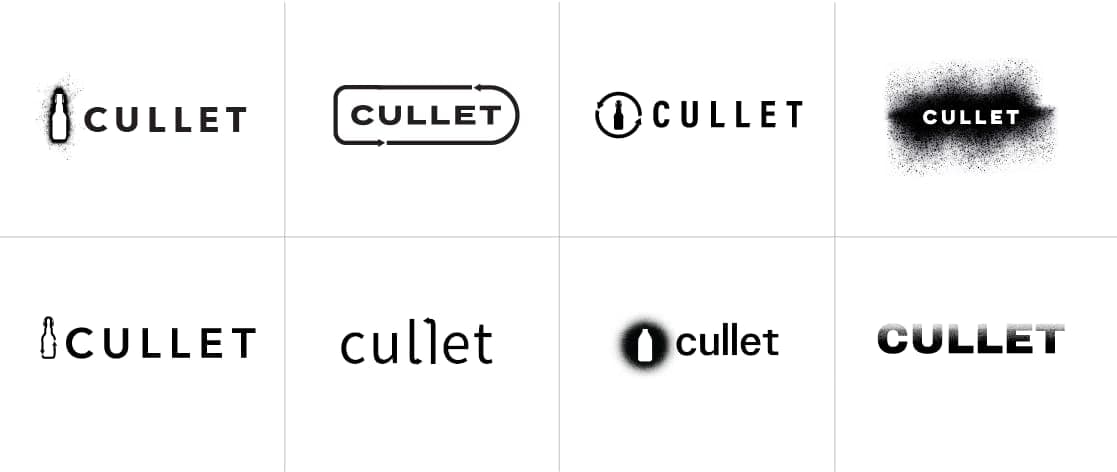 Cullet - Logo Sketches